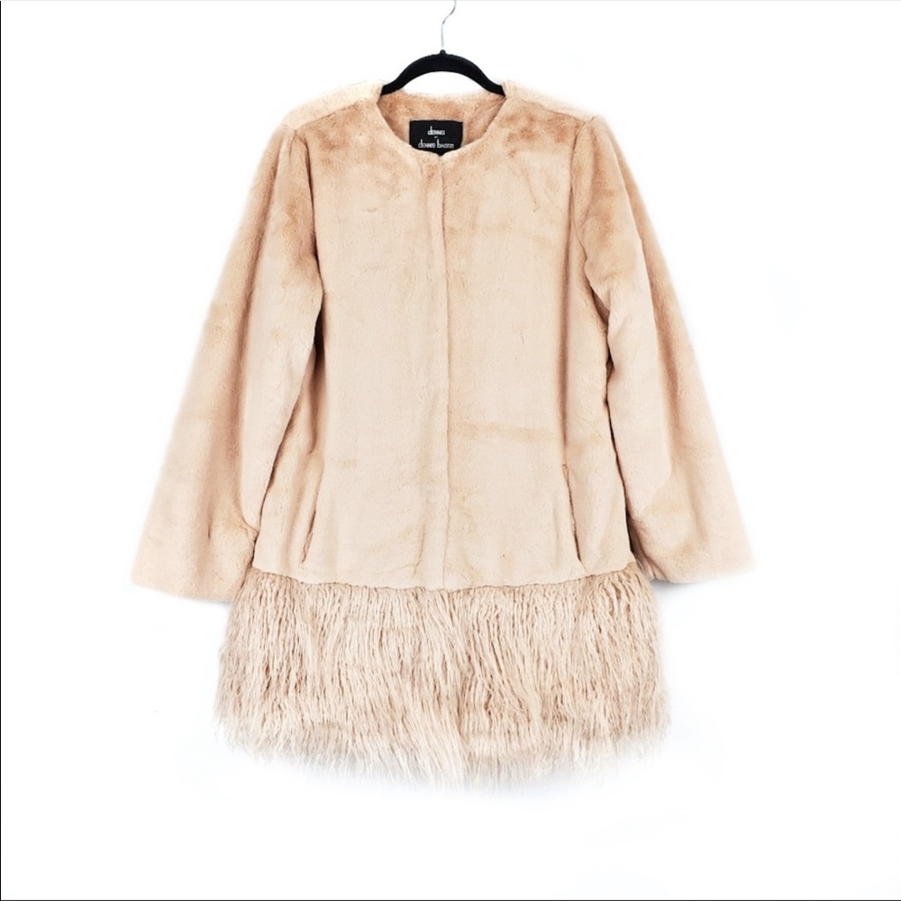 Dennis Basso faux sheared mink coat- BRAND NEW